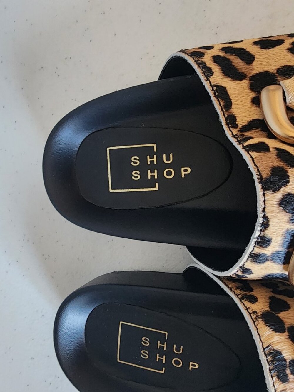 Shu Shop Leopard Clogs "NEW" - Picture 3 of 16